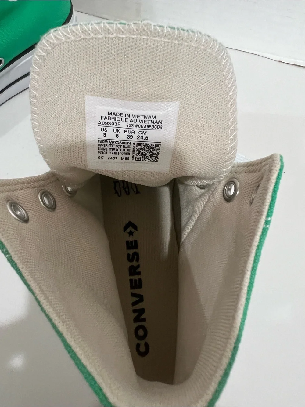 Converse Chuck Taylor All Star Hi Lift Platform Sneaker Size 8 GREEN NEW